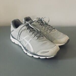 ASICS Shoes Women's Size 9 Grey White Gel-Frequency 33 Running Sneakers